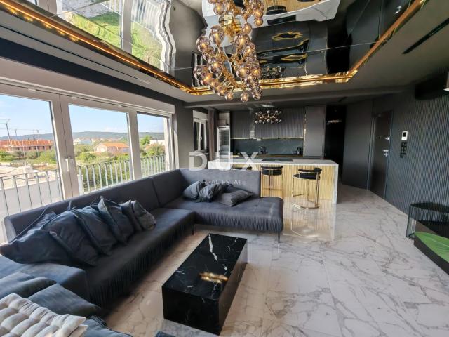 ZADAR, SUKOŠAN - Luksuzno namješten penthouse 50 m od plaže!