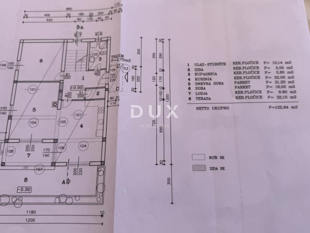 OPATIJA, LOVRAN - samostojeća kuća s garažom i panoramskim pogledom na more, PRILIKA