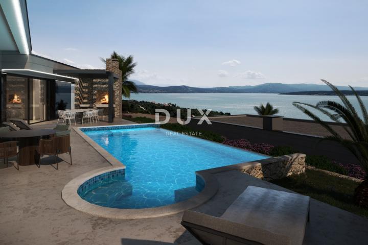 ZADAR, POSEDARJE - Vrhunska prizemna vila s panoramskim pogledom! C