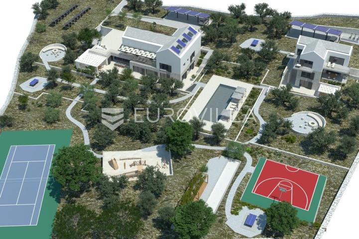 Pučišća, otok Brač, INVESTICIJA građevno zemljište ukupne površine 10.436 m² s građevinskom dozvolom