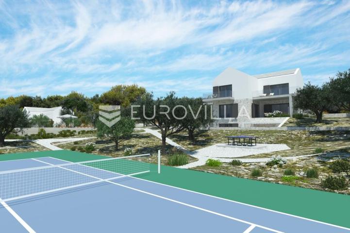 Pučišća, otok Brač, INVESTICIJA građevno zemljište ukupne površine 10.436 m² s građevinskom dozvolom