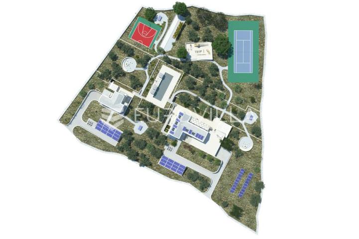 Pučišća, otok Brač, INVESTICIJA građevno zemljište ukupne površine 10.436 m² s građevinskom dozvolom
