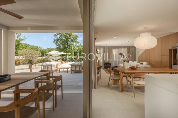 Istra, Labin, vrhunska moderna villa C, grijani bazen 48 m², 2386 m² uređene okućnice