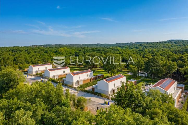 Istra, Labin, vrhunska moderna villa C, grijani bazen 48 m², 2386 m² uređene okućnice