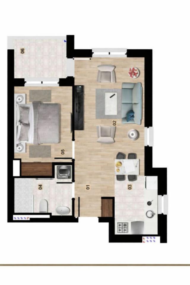 Ekskluzivan jednosoban apartman 44 m² u hotelu sa SPA centrom i bazenom – Kolašin