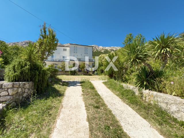 OTOK KRK, BAŠKA - Kuća s 5 apartmana i velikom okućnicom
