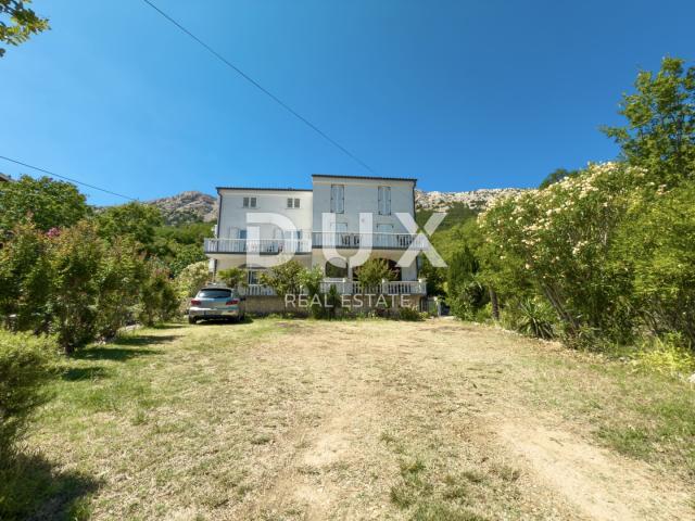 OTOK KRK, BAŠKA - Kuća s 5 apartmana i velikom okućnicom