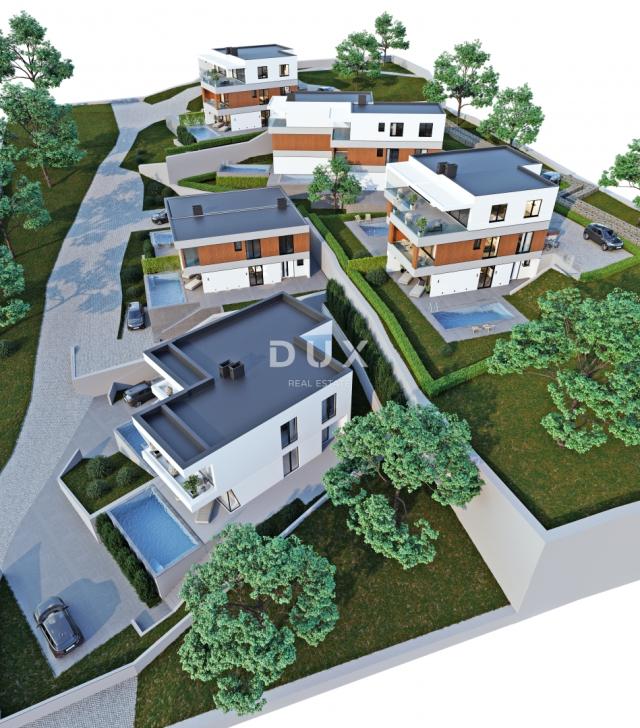 OPATIJA, LOVRAN – luksuzna rezidencija s vlastitim bazenom i panoramskim pogledom na more
