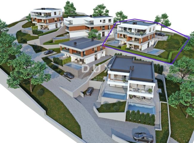 OPATIJA, LOVRAN – luksuzna rezidencija s vlastitim bazenom i panoramskim pogledom na more