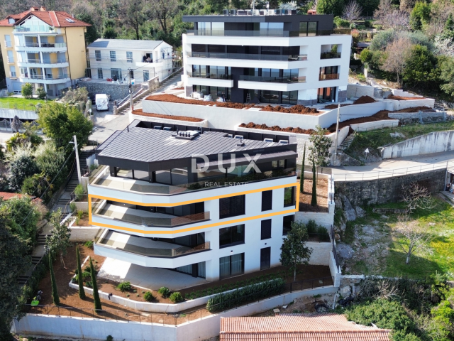 OPATIJA, ZENTRUM - luxuriöse Wohnung in einem neuen Gebäude mit Wellness, Fitnessraum, Garage