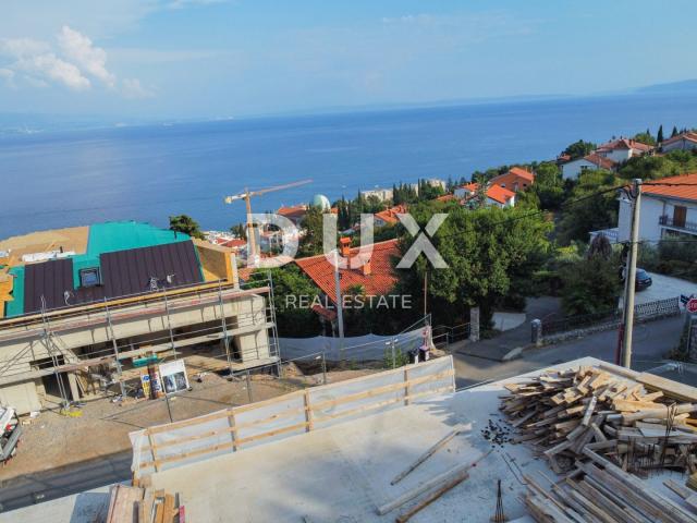 OPATIJA, CENTAR - novogradnja luksuznog standarda u Opatiji s garažom, vlastitim vrtom, vrhunski sta