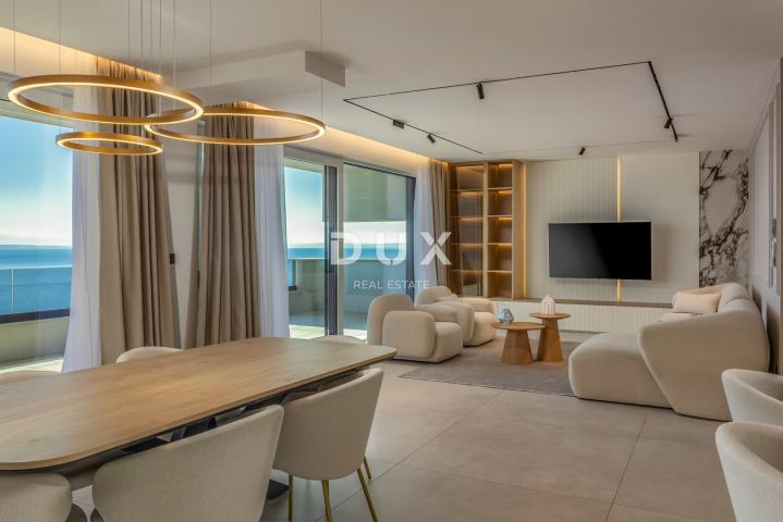 OPATIJA, CENTAR - 134m2 prestižni objekt za najam u vrhunskoj novogradnji, panoramski pogled na more