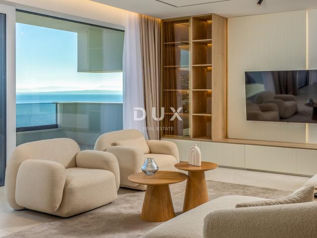 OPATIJA, CENTAR - 134m2 prestižni objekt za najam u vrhunskoj novogradnji, panoramski pogled na more