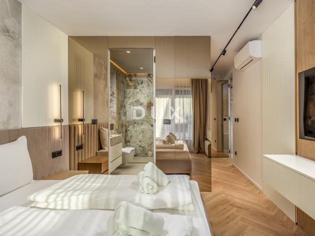 OPATIJA, CENTAR - 134m2 prestižni objekt za najam u vrhunskoj novogradnji, panoramski pogled na more