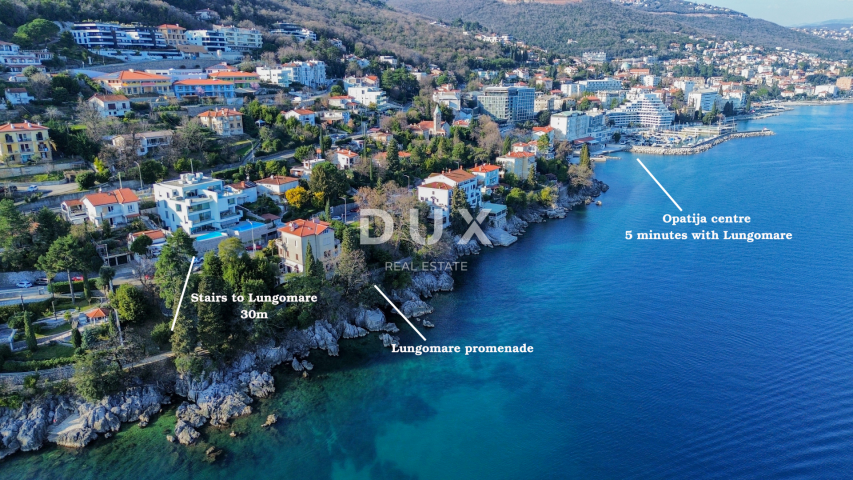 OPATIJA, CENTAR - penthouse drugi red do mora u jednoj od najboljih zgrada u Opatiji