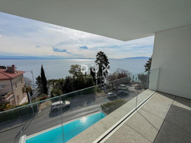 OPATIJA, CENTAR - penthouse drugi red do mora u jednoj od najboljih zgrada u Opatiji