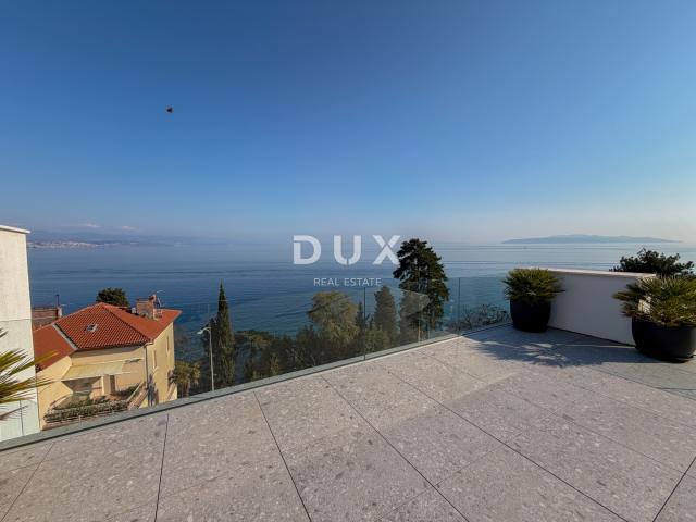 OPATIJA, CENTAR - penthouse drugi red do mora u jednoj od najboljih zgrada u Opatiji