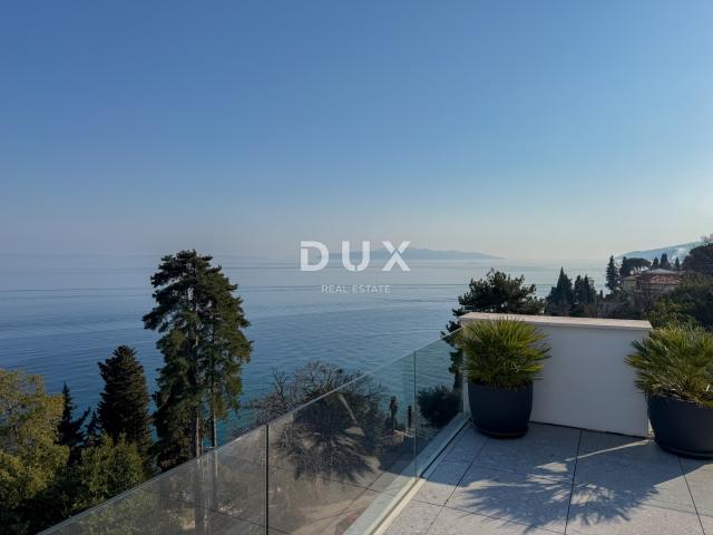 OPATIJA, CENTAR - penthouse drugi red do mora u jednoj od najboljih zgrada u Opatiji