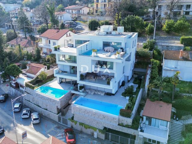 OPATIJA, CENTAR - penthouse drugi red do mora u jednoj od najboljih zgrada u Opatiji