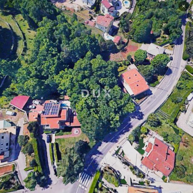OPATIJA, MATULJI- građevinsko zemljište 680m2 s pogledom na more za stambenu zgradu– stanove ili pos