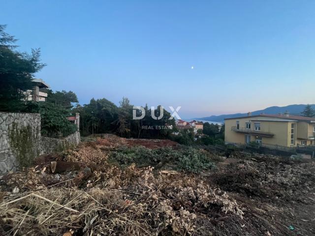 OPATIJA, MATULJI- građevinsko zemljište 680m2 s pogledom na more za stambenu zgradu– stanove ili pos