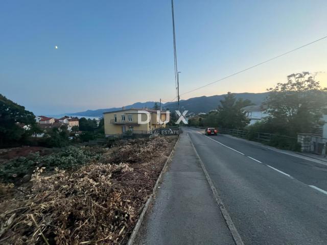 OPATIJA, MATULJI- građevinsko zemljište 680m2 s pogledom na more za stambenu zgradu– stanove ili pos