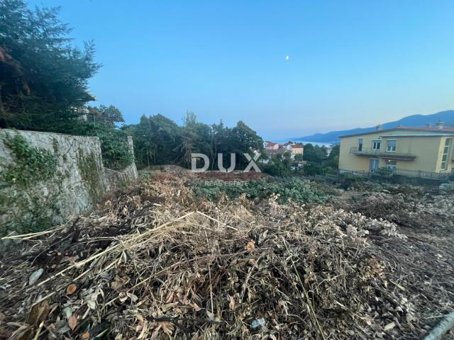 OPATIJA, MATULJI- građevinsko zemljište 508m2 s pogledom na more za stambenu zgradu– stanove ili pos
