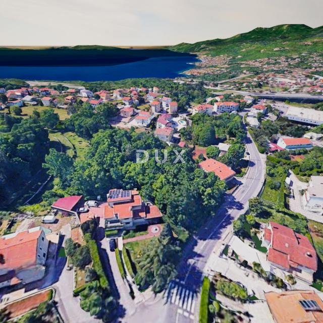 OPATIJA, MATULJI- građevinsko zemljište 1334m2 s pogledom na more za stambenu zgradu– stanove ili po
