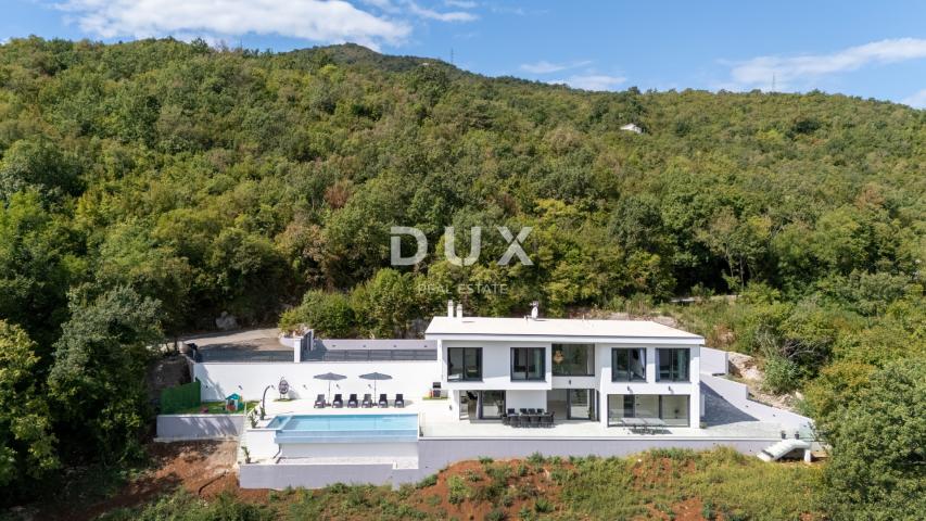 OPATIJA, MATULJI – Luksuzna villa s infinity bazenom, saunom i panoramskim pogledom na more