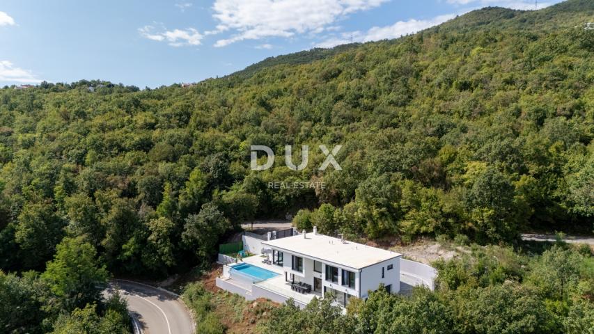 OPATIJA, MATULJI – Luksuzna villa s infinity bazenom, saunom i panoramskim pogledom na more