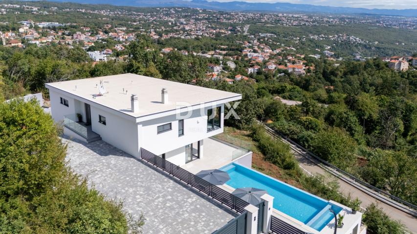 OPATIJA, MATULJI – Luksuzna villa s infinity bazenom, saunom i panoramskim pogledom na more