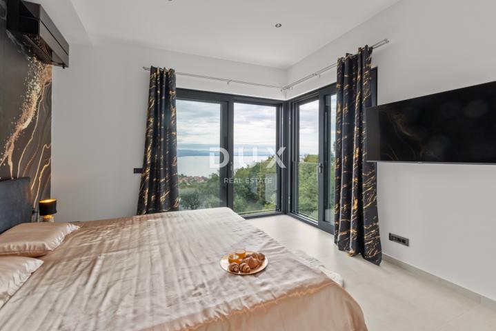 OPATIJA, MATULJI – Luksuzna villa s infinity bazenom, saunom i panoramskim pogledom na more