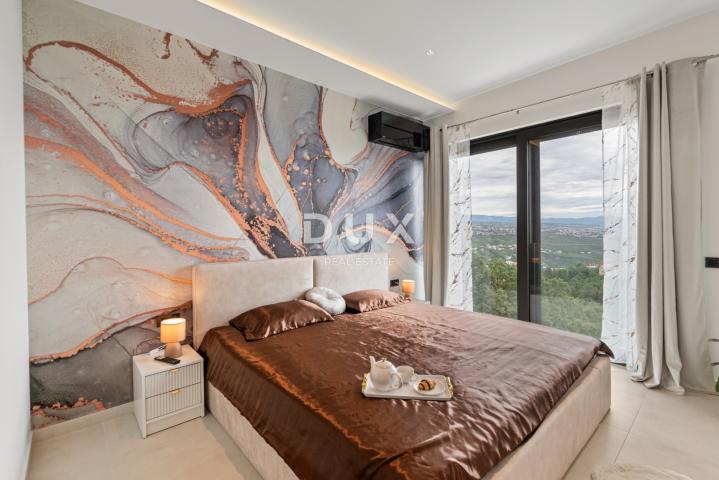 OPATIJA, MATULJI – Luksuzna villa s infinity bazenom, saunom i panoramskim pogledom na more