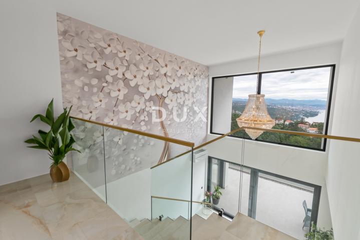 OPATIJA, MATULJI – Luksuzna villa s infinity bazenom, saunom i panoramskim pogledom na more