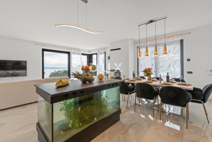 OPATIJA, MATULJI – Luksuzna villa s infinity bazenom, saunom i panoramskim pogledom na more