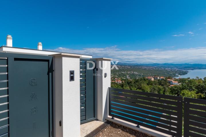 OPATIJA, MATULJI – Luksuzna villa s infinity bazenom, saunom i panoramskim pogledom na more