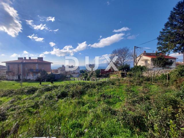 RIJEKA, KOZALA- građevinsko zemljište 1000m2 s pogledom na more + starina/kuća 110m2