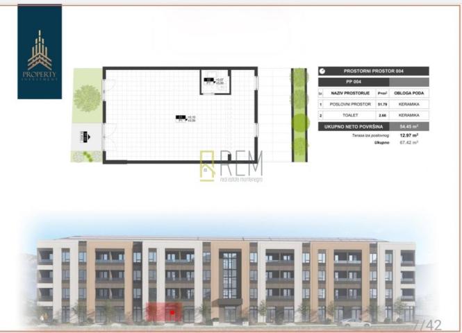 Poslovni prostori na top lokaciji – Zabjelo | Idealno za biznis i investiciju