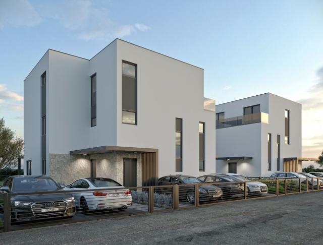 OTOK PAG, MANDRE, dvoetažni apartman s bazenom u novogradnji