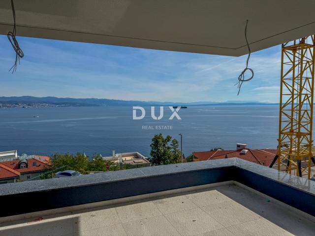 OPATIJA, CENTAR - ekskluzivan stan na prestižnoj lokaciji iznad centra Opatije, s garažom i panorams