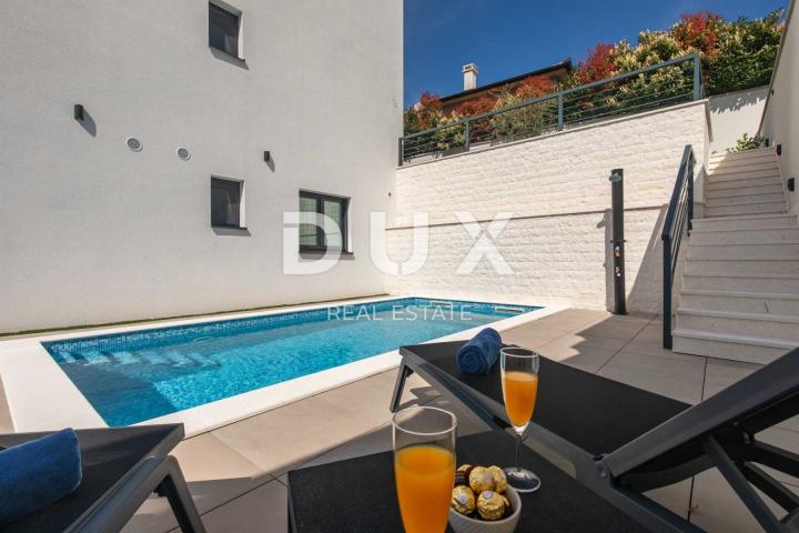INSEL KRK, STADT KRK - Maisonette-Wohnung mit Garten und Pool in Meeresnähe