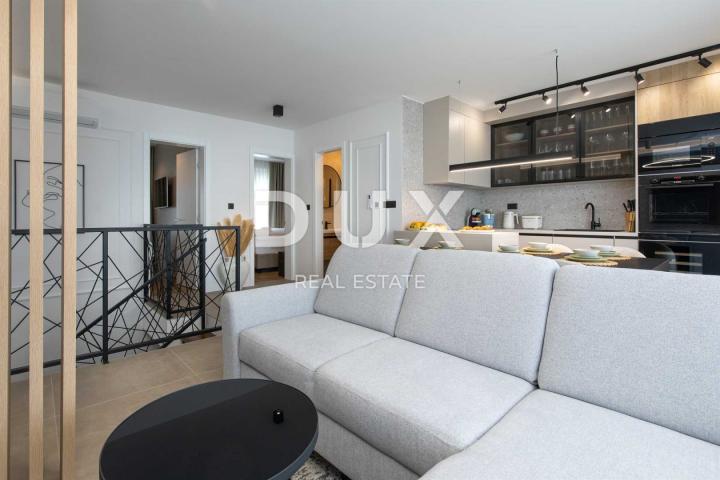 INSEL KRK, STADT KRK - Maisonette-Wohnung mit Garten und Pool in Meeresnähe