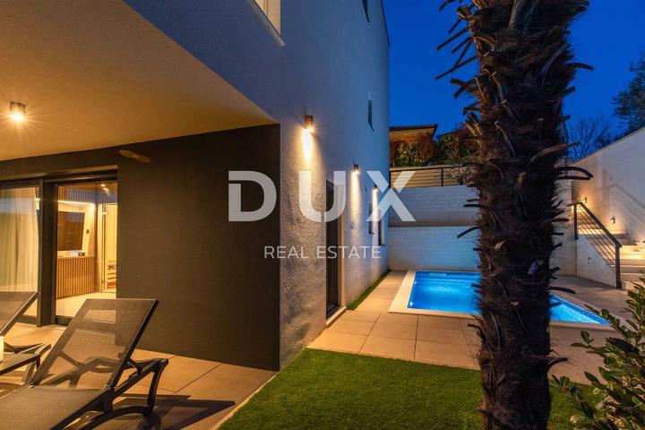 INSEL KRK, STADT KRK - Maisonette-Wohnung mit Garten und Pool in Meeresnähe