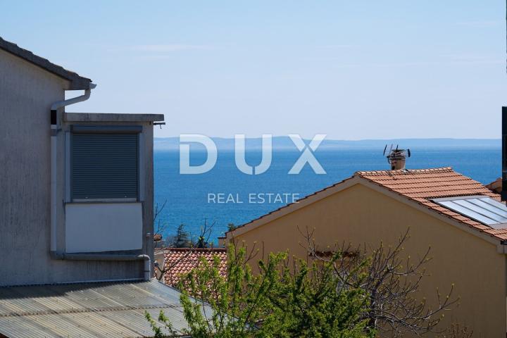 INSEL KRK, STADT KRK - Maisonette-Wohnung mit Garten und Pool in Meeresnähe