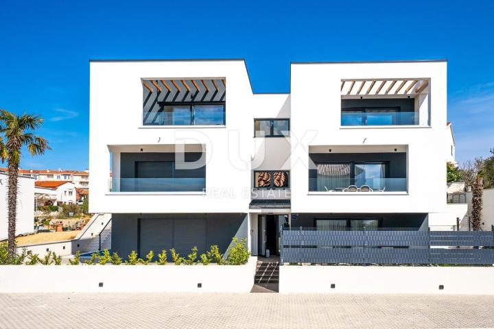 INSEL KRK, STADT KRK - Maisonette-Wohnung mit Garten und Pool in Meeresnähe