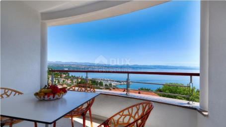 OPATIJA, IČIĆI - excellent larger apartment in a newer building with pool, sea view and garage