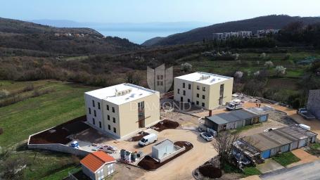 Labin, Luxusapartment in einem Neubau mit Meerblick