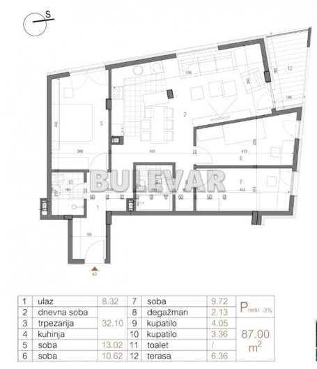 Novogradnja, Čalije, Povraćaj pdv-a, 87 m2