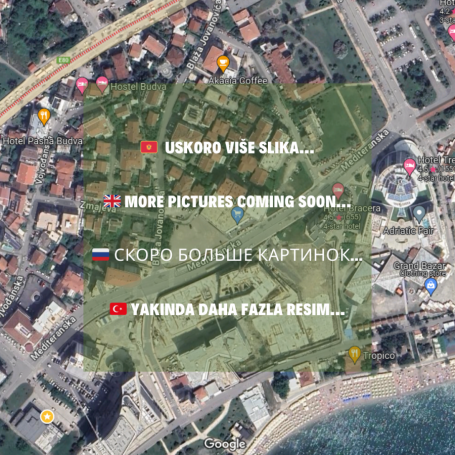 Urbanized land for sale, 783 m2 (GBA: 626 m2), Budva