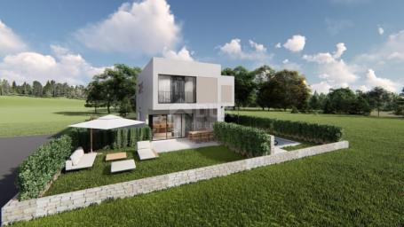 ŠIBENIK, PIROVAC - Moderni duplex sa vrtom u izgradnji 